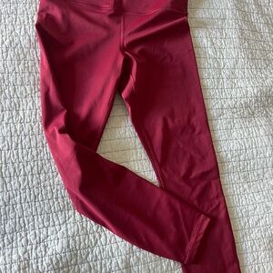 Athleta Women's Red Leggings